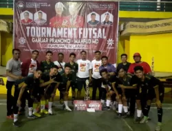 KONDEN FC  JUARA TURNAMEN FUTSAL PIALA GANJAR – MAHFUD DI KAB. LANGKAT, SUMUT