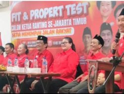 Lancar dan Sukses, DPC PDI-P Jakarta Timur Gelar Fit and Proper Test Ketua Ranting
